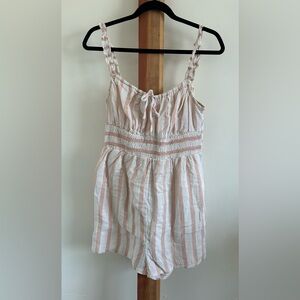 Lush Textured Knit Top in Pink and White